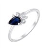 BAGUE PRIMA SAPHIR TAILLE POIRE