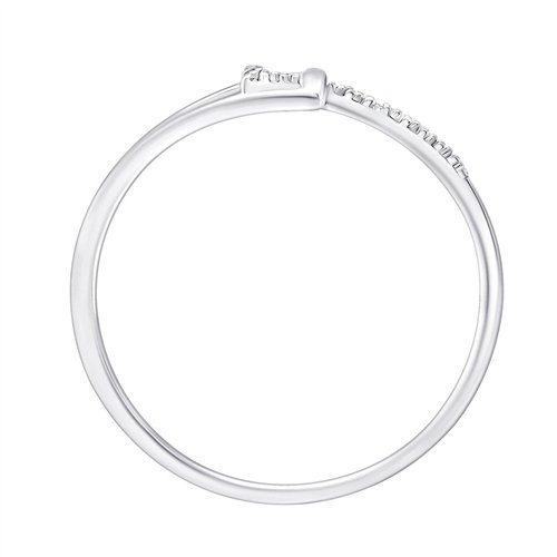 Bague serti clos diamant en or 18 carats
