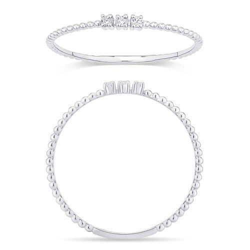 Bague toi et moi diamant en or 18 carats