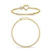 Bague serti clos diamant en or 18 carats