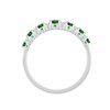 Alliance émeraude et diamant en or 18 carats