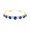 Alliance saphir et diamant en or 18 carats