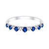 Alliance saphir et diamant en or 18 carats