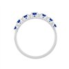 Alliance saphir et diamant en or 18 carats