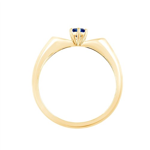 Bague toi et moi saphir et diamant en or 18 carats