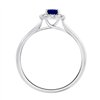 Bague saphir et diamant en or 18 carats