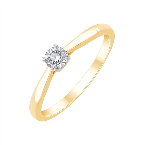 Bague diamant en or 18 carats