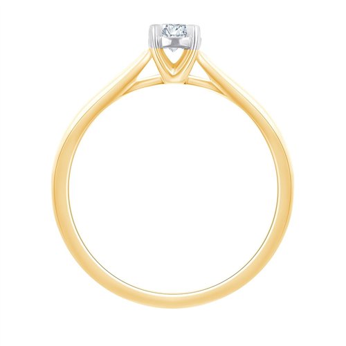 Bague diamant en or 18 carats