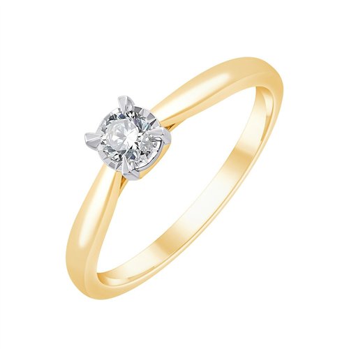 Bague diamant en or 18 carats