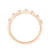 Demi Alliance trilogie diamant en or 18 carats