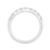Demi Alliance diamant en or 18 carats