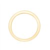 Demi Alliance serti clos diamant en or 18 carats