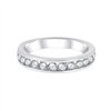 Demi Alliance diamant en or 18 carats