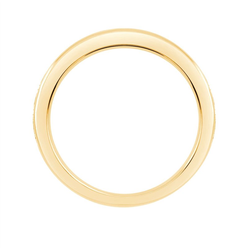 Demi Alliance diamant en or 18 carats