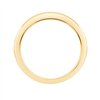 Demi Alliance diamant en or 18 carats