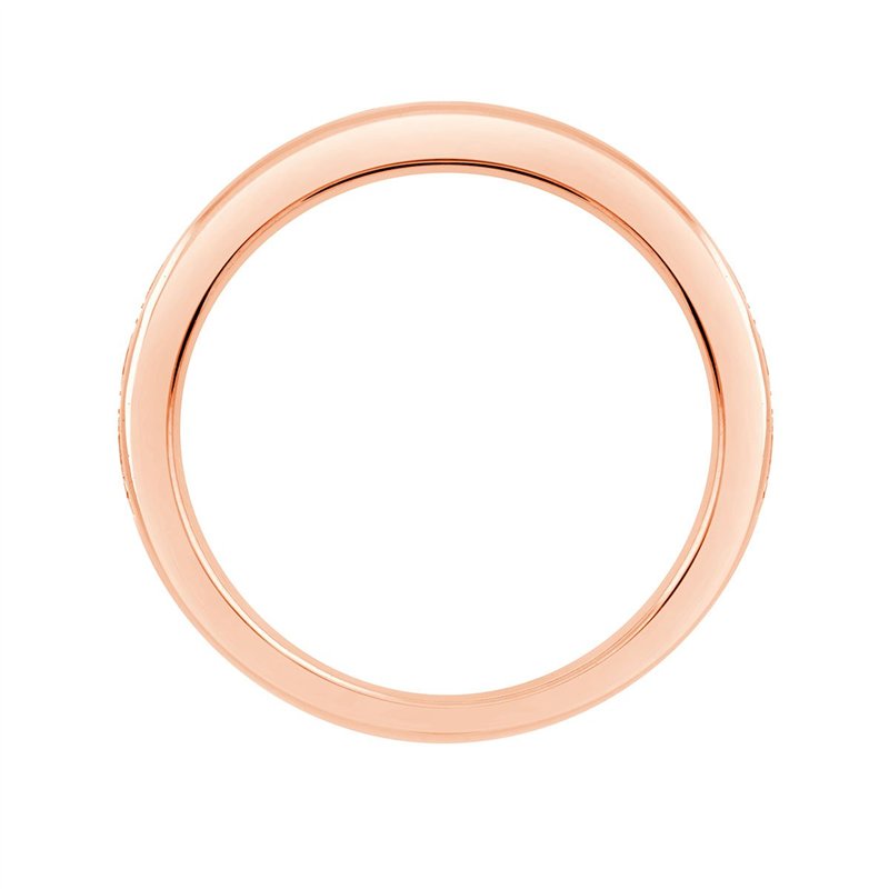 Demi Alliance diamant en or 18 carats