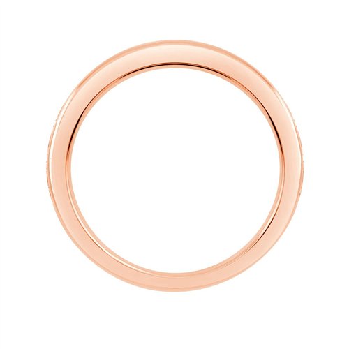 Demi Alliance diamant en or 18 carats