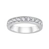 Demi Alliance diamant en or 18 carats