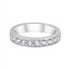Demi Alliance diamant en or 18 carats