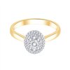 Solitaire trilogie diamant en or 18 carats