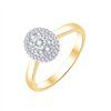 Solitaire trilogie diamant en or 18 carats