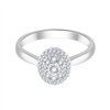 Solitaire trilogie diamant en or 18 carats