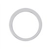 Demi Alliance serti clos diamant en or 18 carats