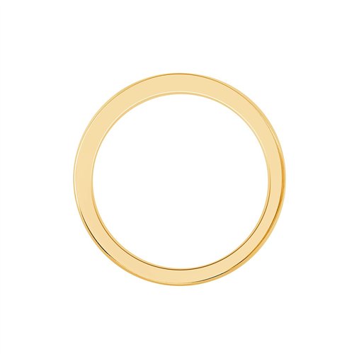 Demi Alliance diamant en or 18 carats