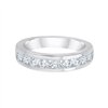 Demi Alliance diamant en or 18 carats