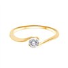 Bague toi et moi diamant en or 18 carats