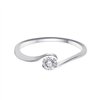 Bague toi et moi diamant en or 18 carats