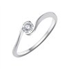 Bague toi et moi diamant en or 18 carats