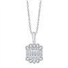 Collier Art Déco toi et moi diamant en or 18 carats
