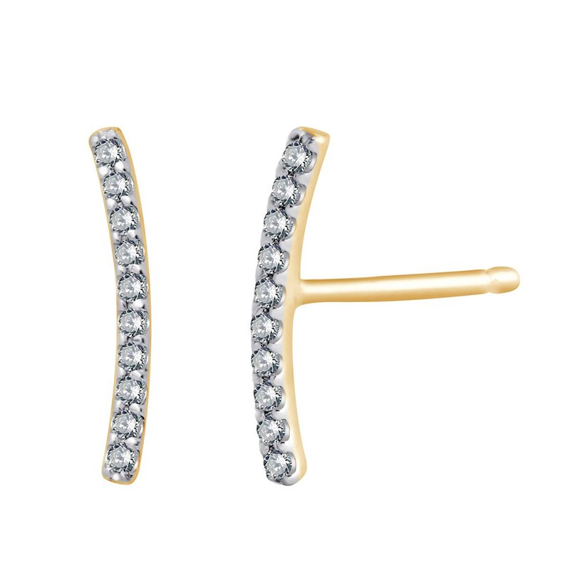 Boucles d'oreilles Bar À Bo diamant en or 18 carats
