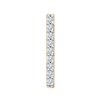 Boucles d'oreilles Bar À Bo serti clos diamant en or 18 carats