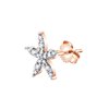 Boucles d'oreilles Bar À Bo trilogie diamant en or 18 carats