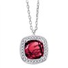 Collier pierre fine et diamant en or 18 carats
