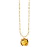 Collier serti clos pierre fine en or 18 carats
