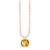 Collier serti clos pierre fine en or 18 carats