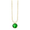 Collier serti clos pierre fine en or 18 carats