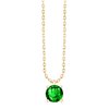 Collier serti clos pierre fine en or 18 carats