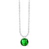 Collier serti clos pierre fine en or 18 carats