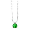 Collier serti clos pierre fine en or 18 carats