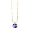 Collier serti clos pierre fine en or 18 carats