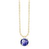 Collier serti clos pierre fine en or 18 carats