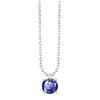 Collier serti clos pierre fine en or 18 carats
