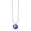 Collier serti clos pierre fine en or 18 carats