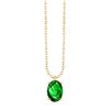 Collier serti clos pierre fine en or 18 carats