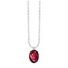 Collier serti clos pierre fine en or 18 carats