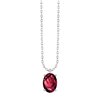Collier serti clos pierre fine en or 18 carats